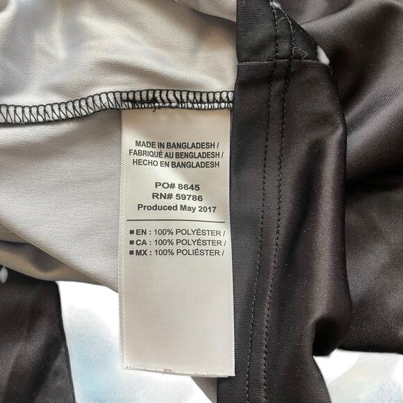 Mitre Mens Medium Athletic T-Shirt Short Sleeve Tee Top Black Red ProFlow Active - Picture 3 of 7